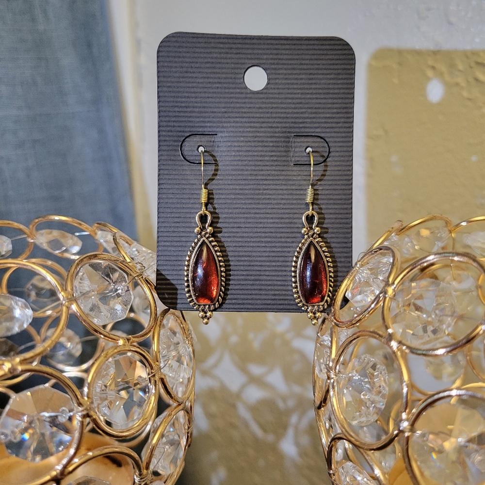 Vampire Red Earrings